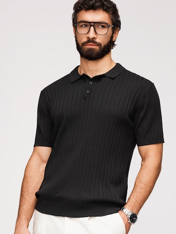 Ombre Shirt in Zwart