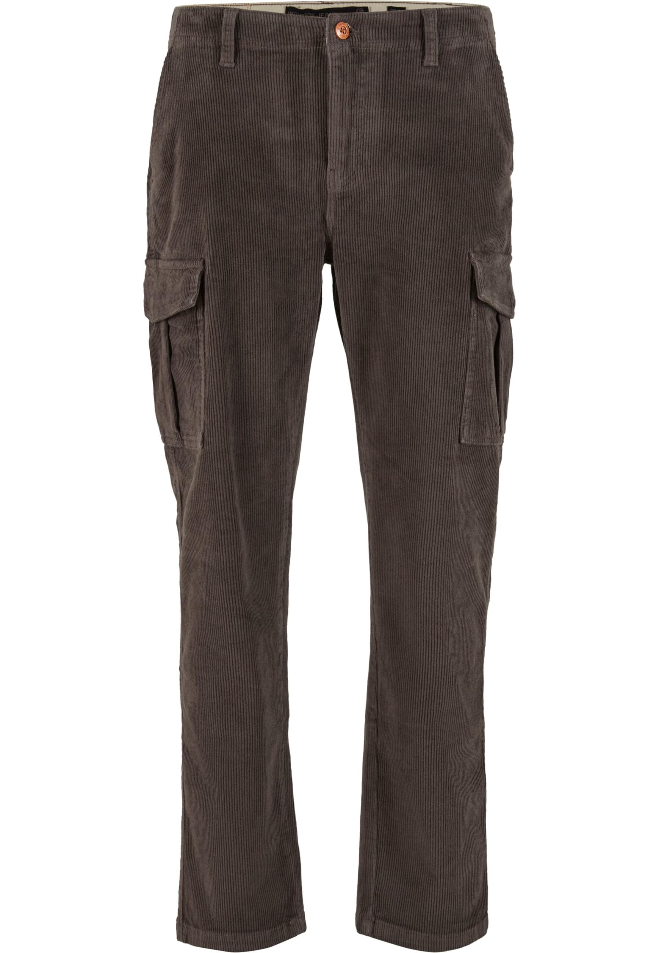 INDICODE JEANS Trousers 'Jamo' in Brown: front