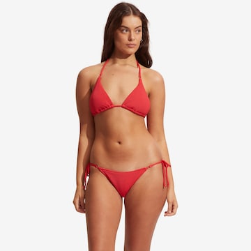 Seafolly Triangle Bikini 'Sea Dive' in Red: front