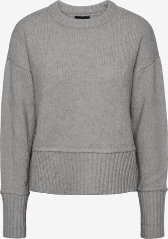 PIECES Pullover 'KALORA' i grå: forside