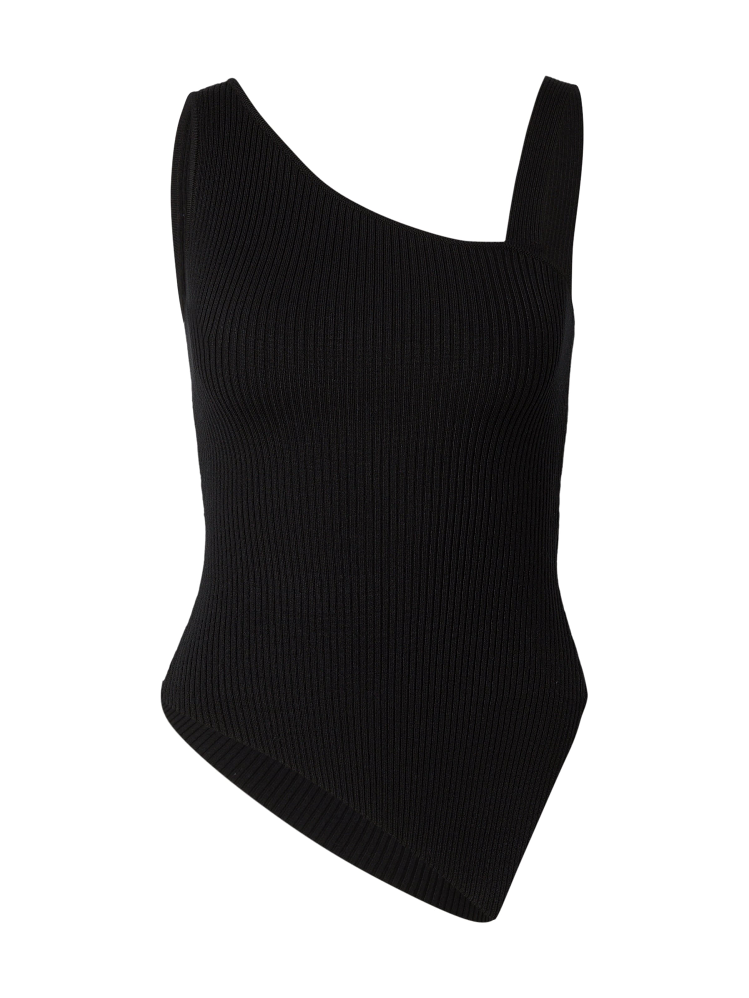 EDITED Top 'Coralie' in Schwarz: Vorderseite