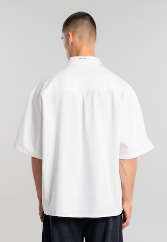 Another Cotton Lab Comfort fit Overhemd in Wit