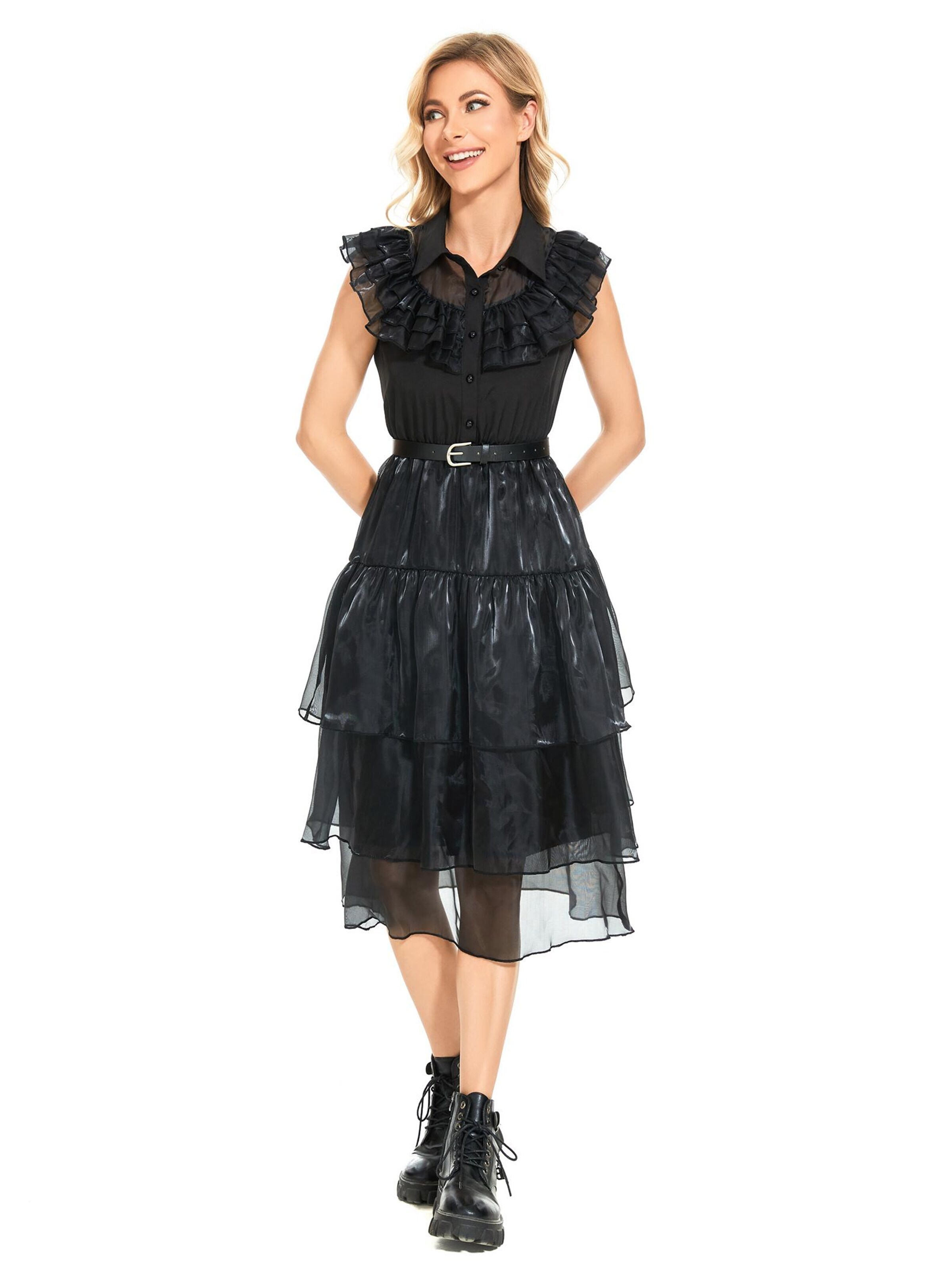 Yesfashion Dress in Black