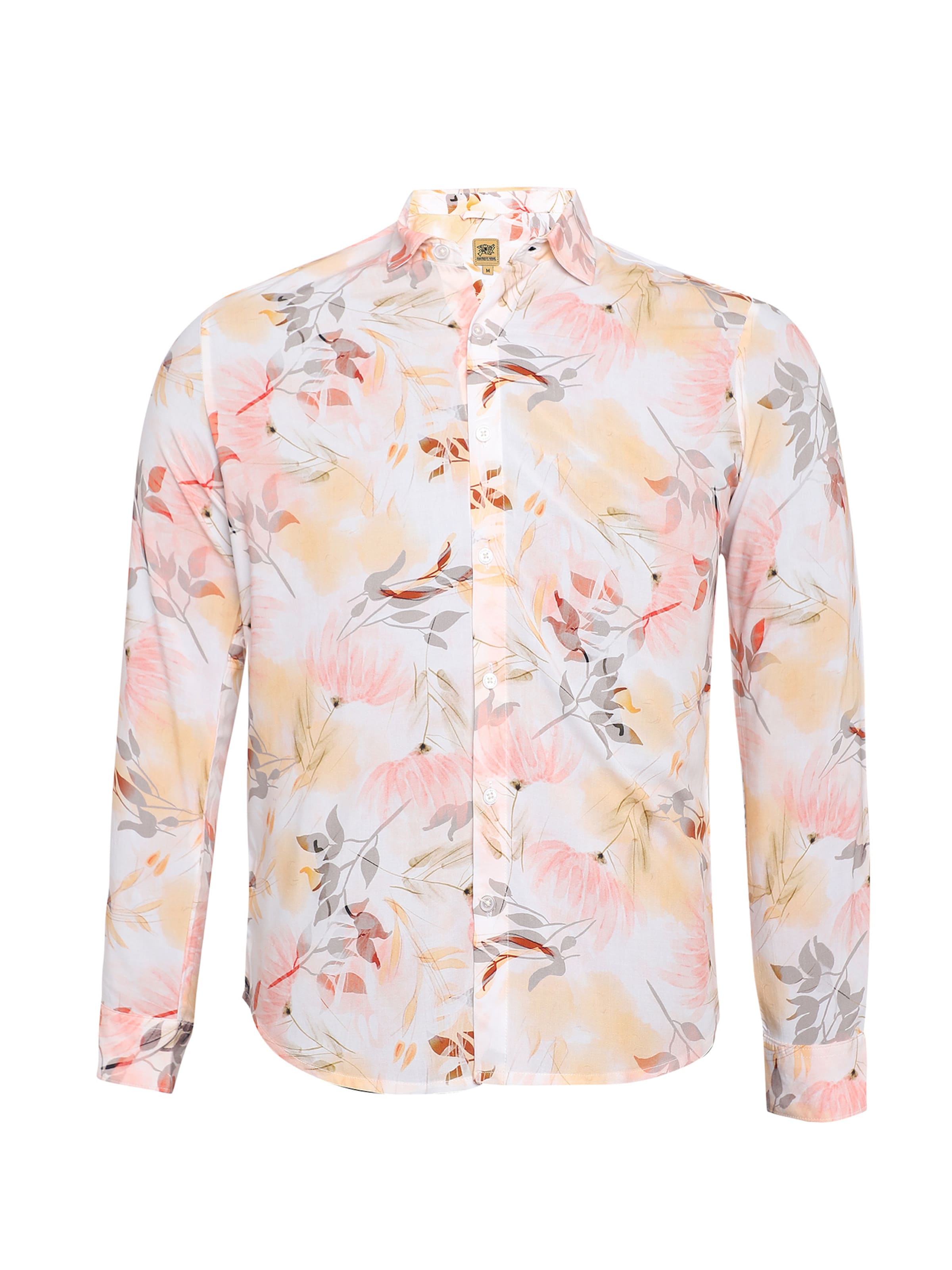 Campus Sutra Regular Fit Skjorte 'Aiden' i pink: forside