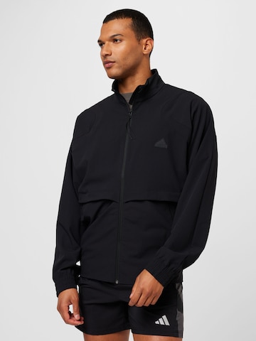 ADIDAS SPORTSWEAR Treeningjope 'City Escape', värv must: eest vaates