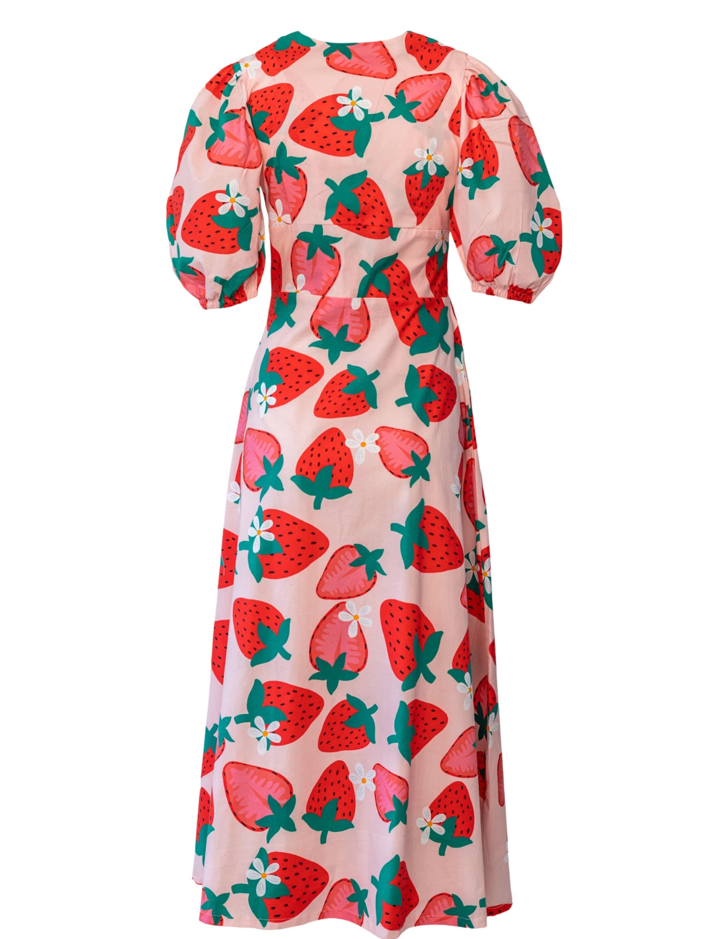 Pineapples Don't Have Sleeves Mekko 'Lola Fresa' värissä vaaleanpunainen