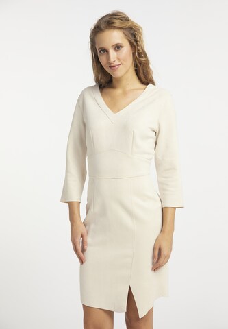 usha FESTIVAL Dress in Beige: front