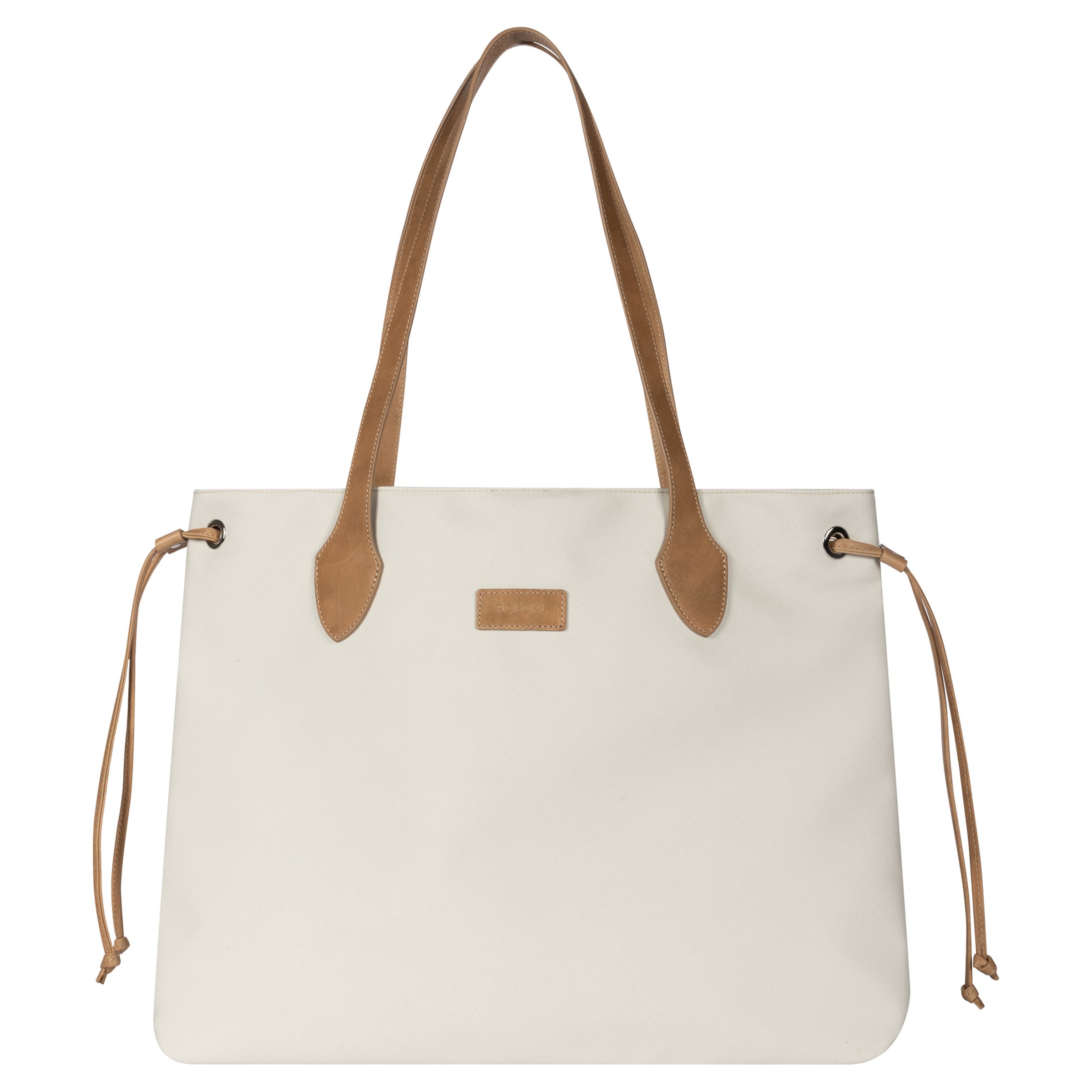 Borsa a spalla di Roeckl in beige: frontale