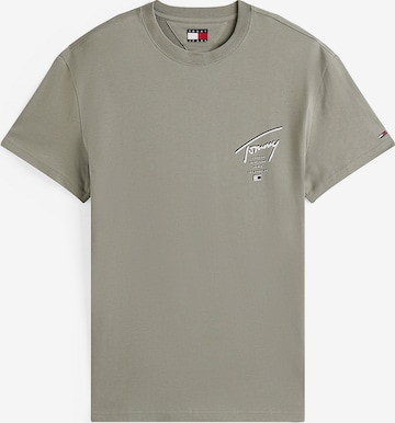 Tommy Jeans T-Shirt 'City' in Grün: Vorderseite