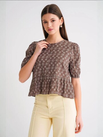 MixRay - Blusa em castanho