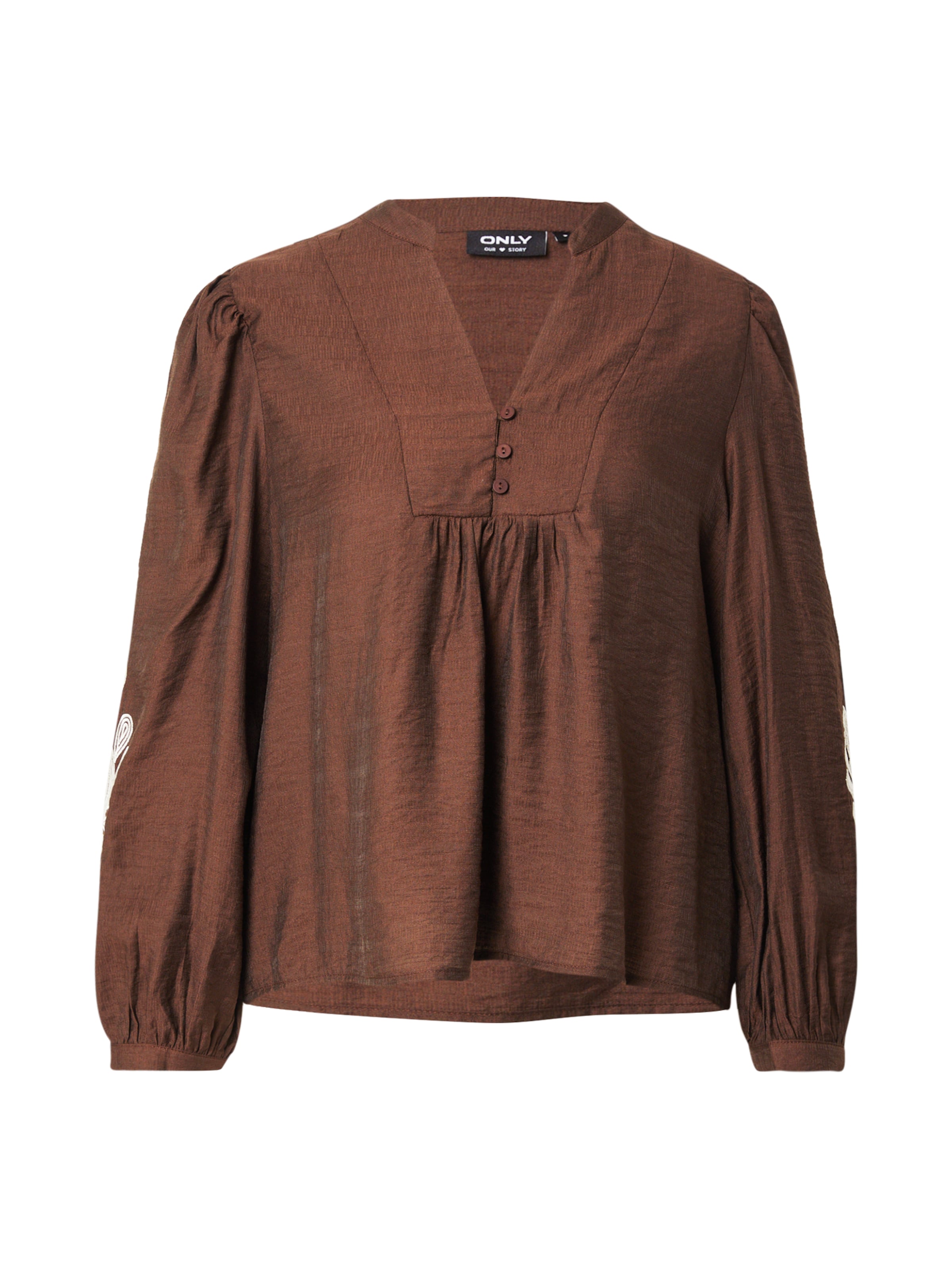 ONLY Blúzka 'ONLKana' - Hnedá: predná strana