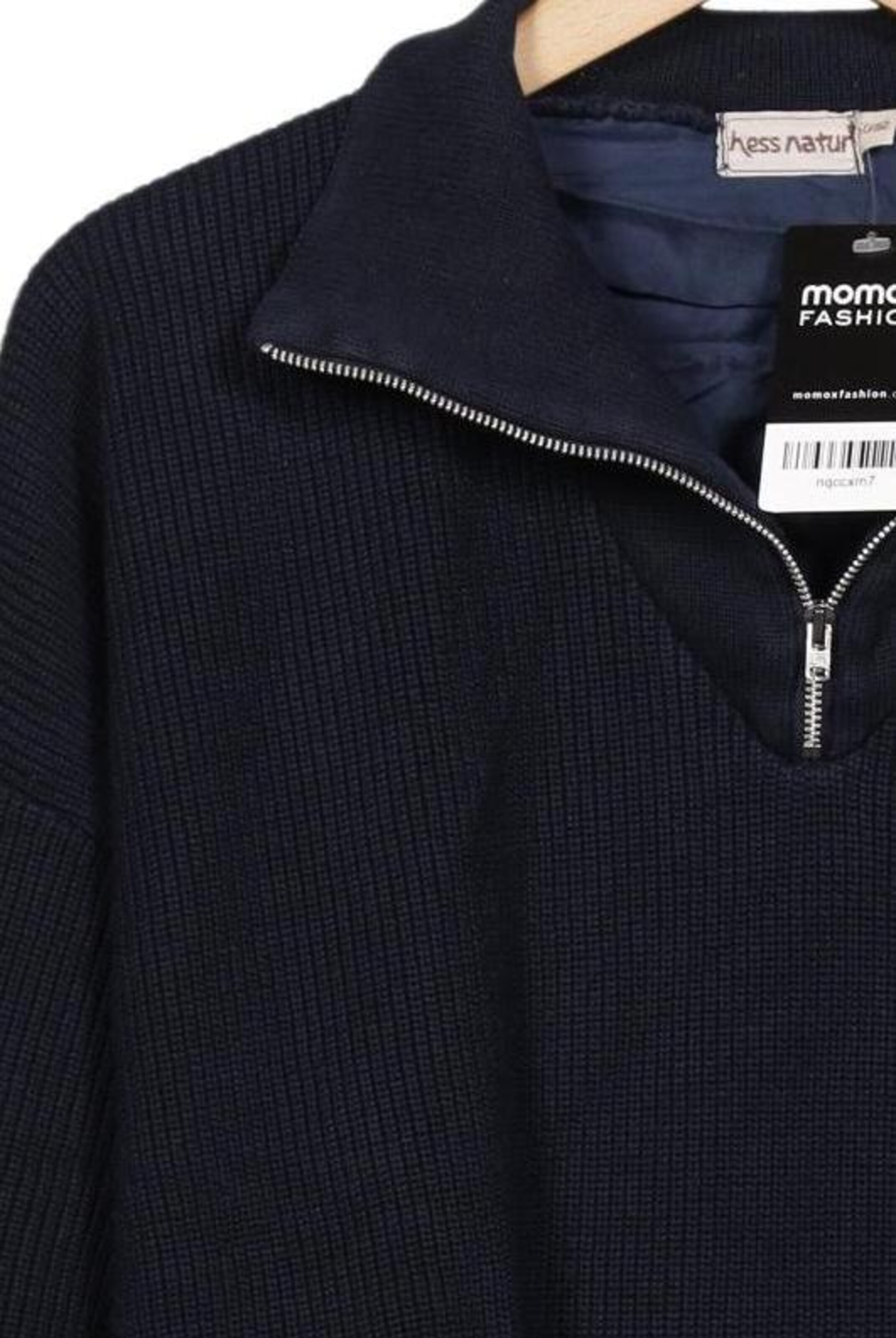 hessnatur Sweater & Cardigan in M-L in Blue