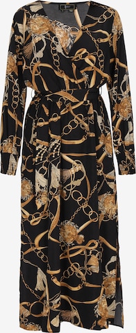 faina - Vestido em preto: frente