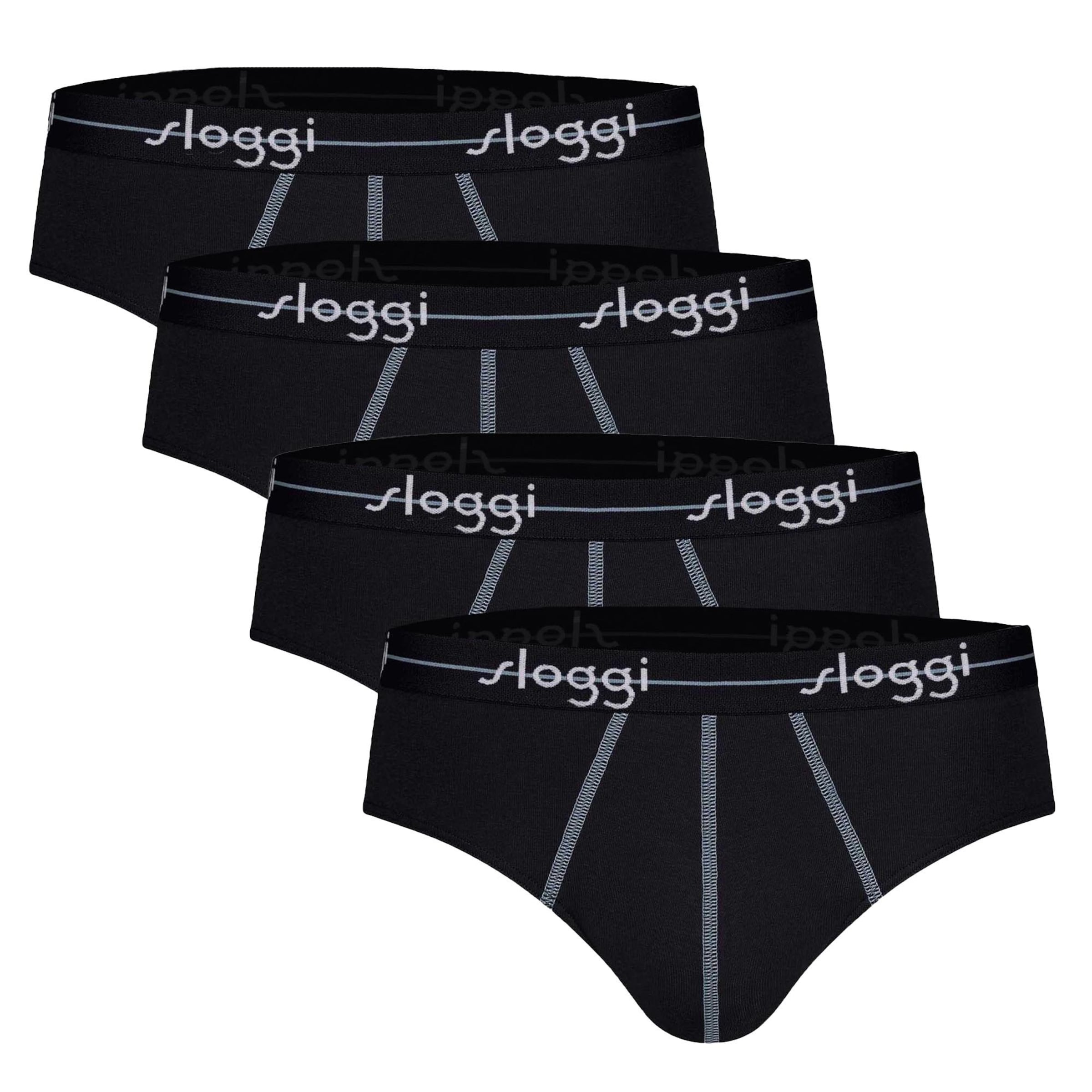 SLOGGI Slip in Black: front