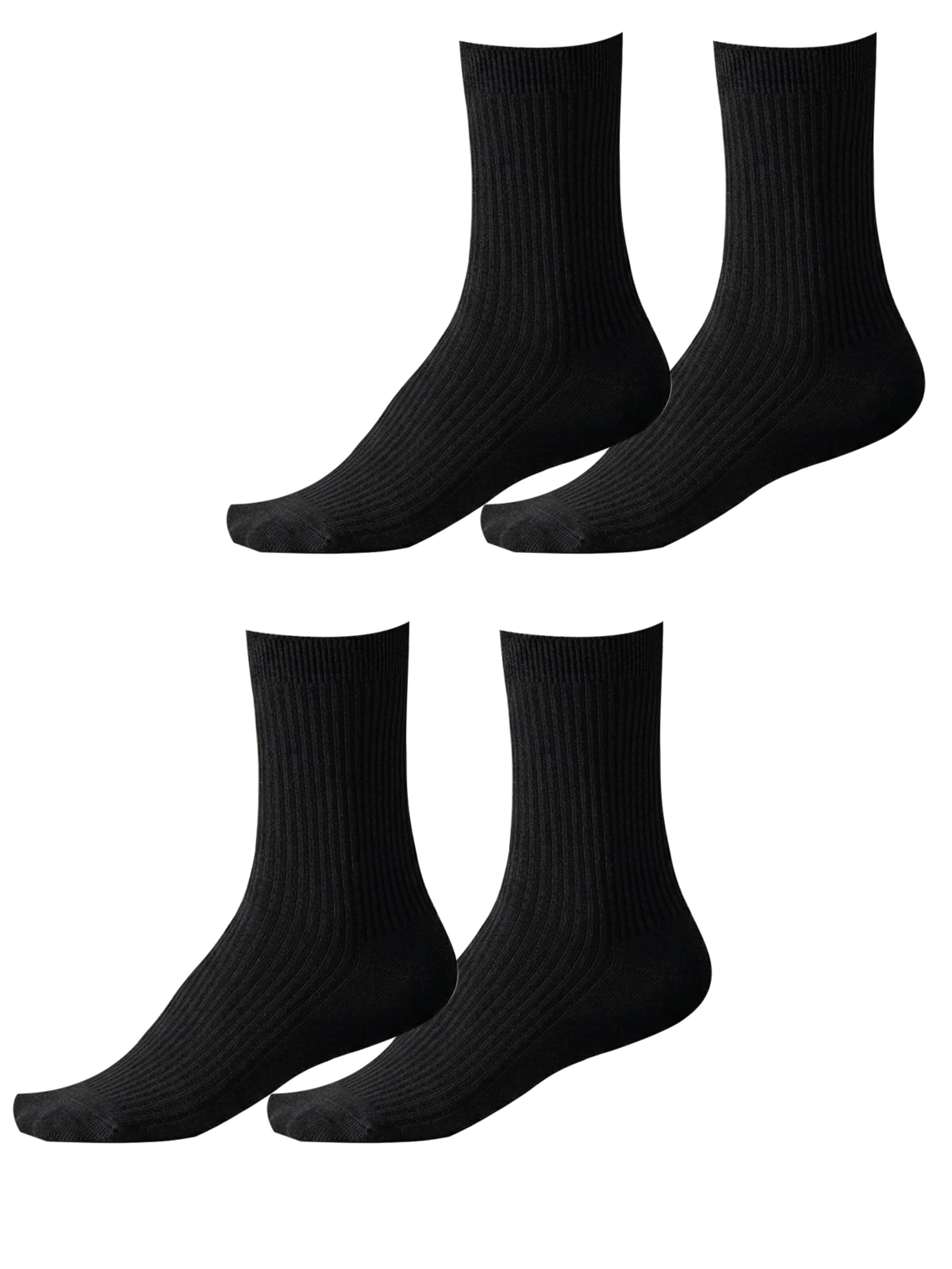 Millo Socks 'Cosy Steps' in Black: front