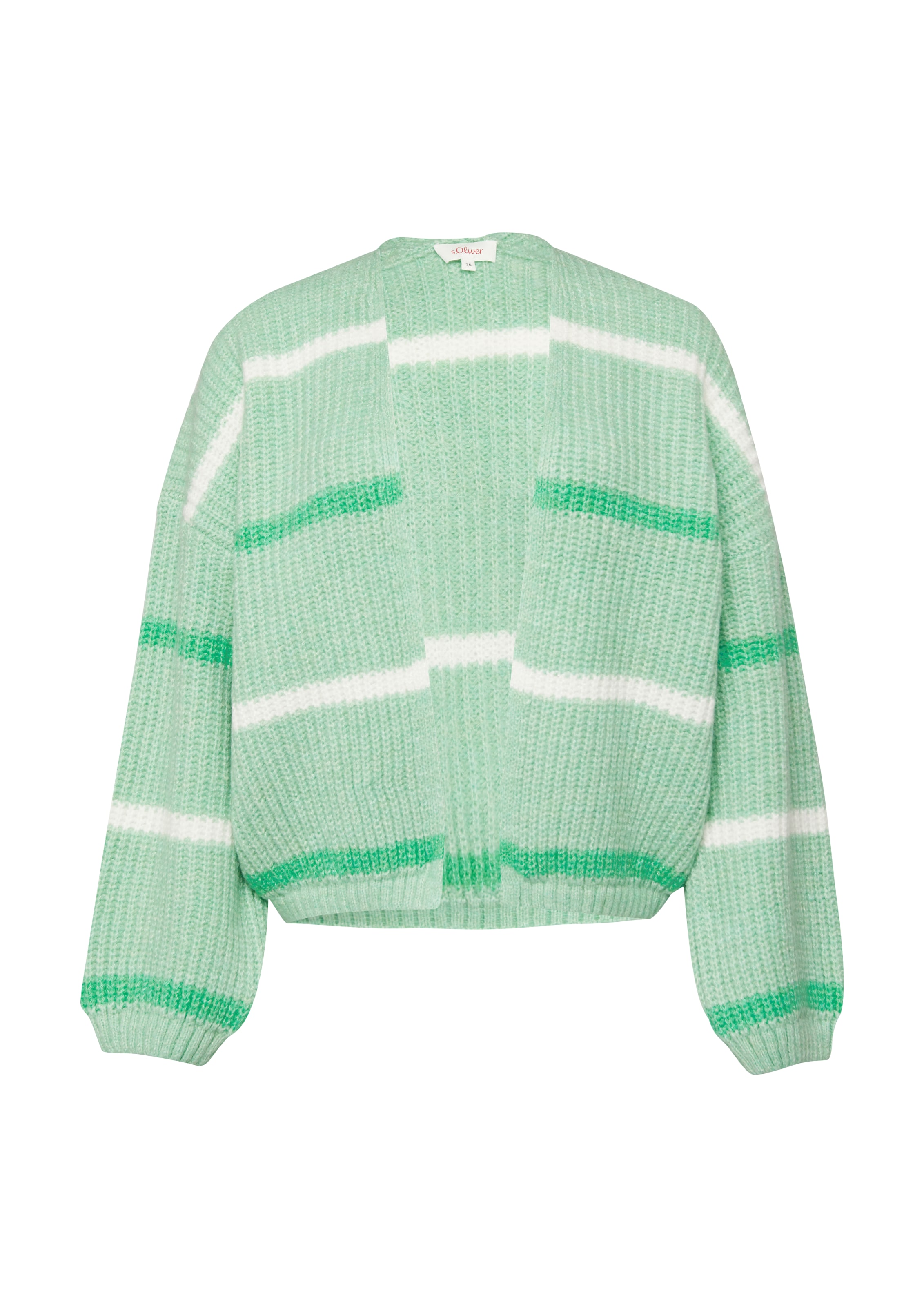 s.Oliver Strickjacke in Grün: Vorderseite