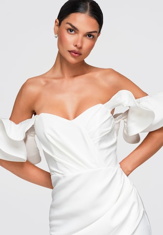 Ombre Evening dress in Beige