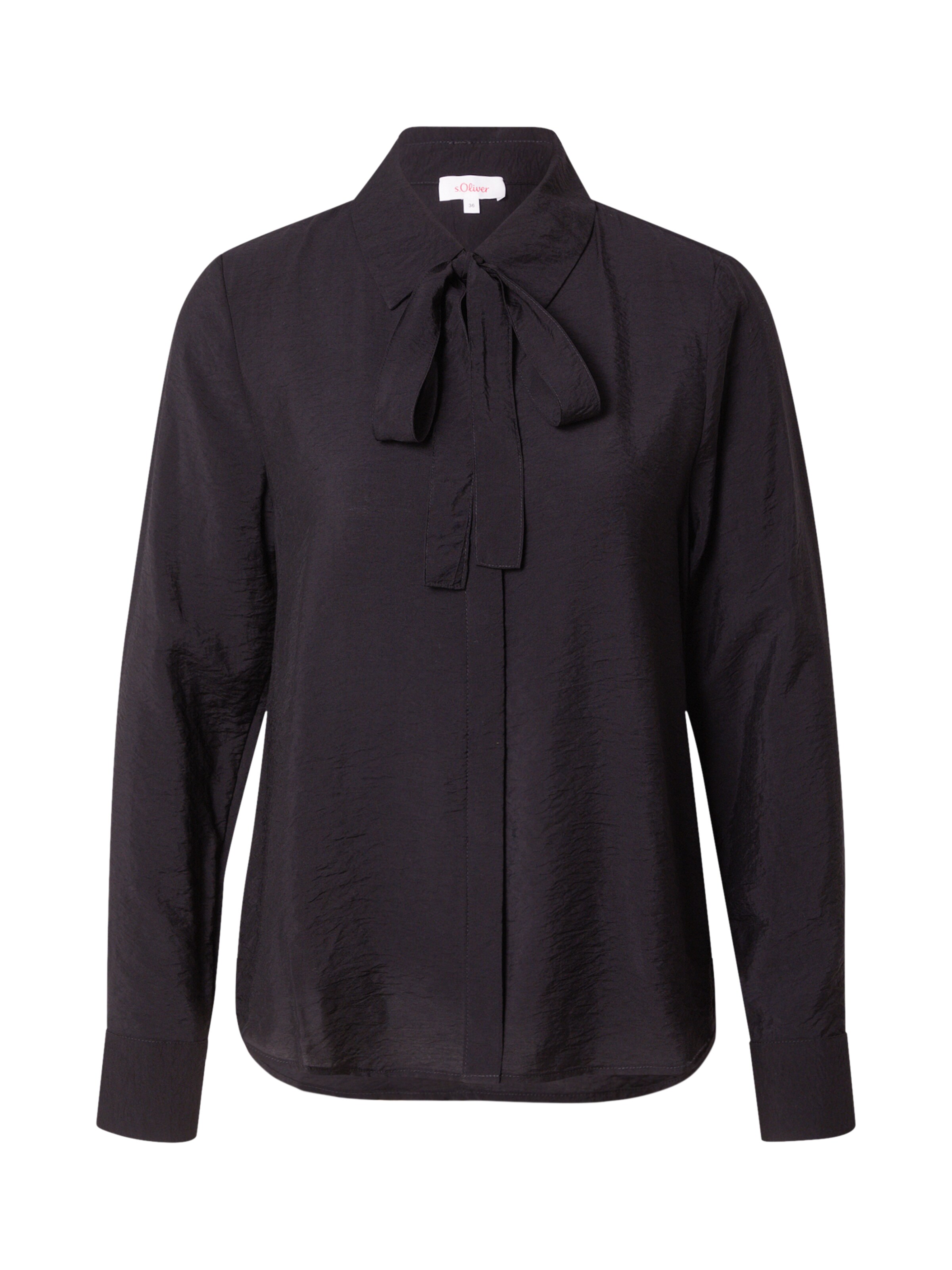 Camicia da donna di s.Oliver in nero: frontale