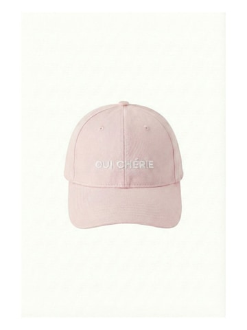 OUI Cap in Pink: Vorderseite