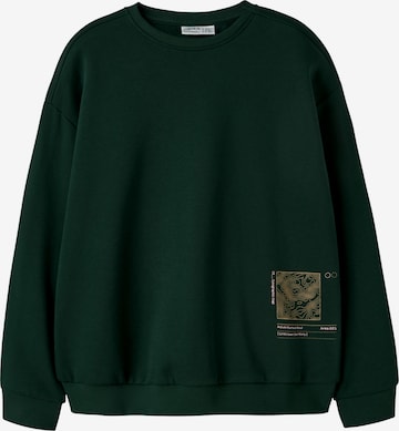 NAME IT - Sudadera 'Franz' en verde: frente