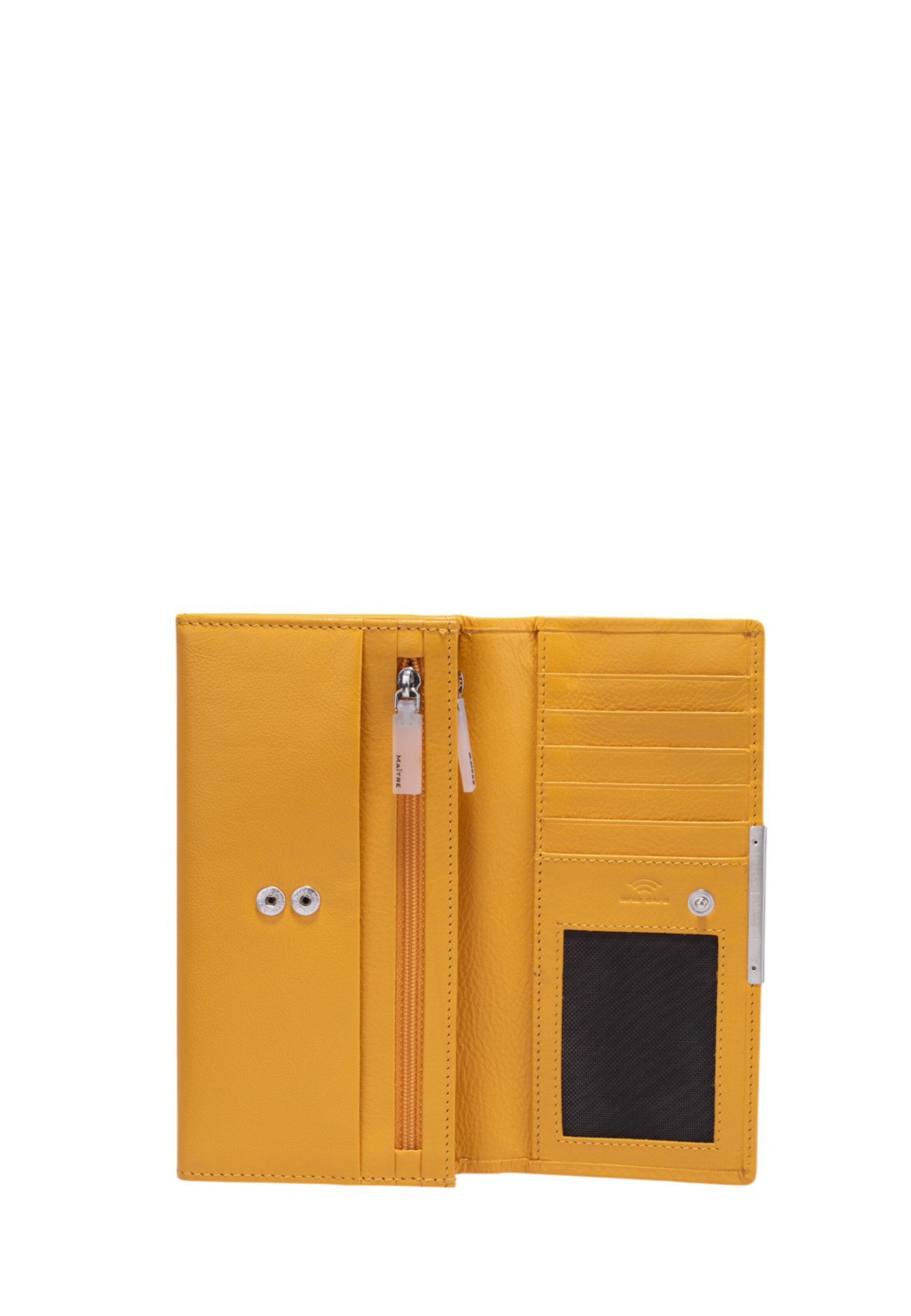 Maître Portemonnaie 'Belg Diedburg' in Gelb