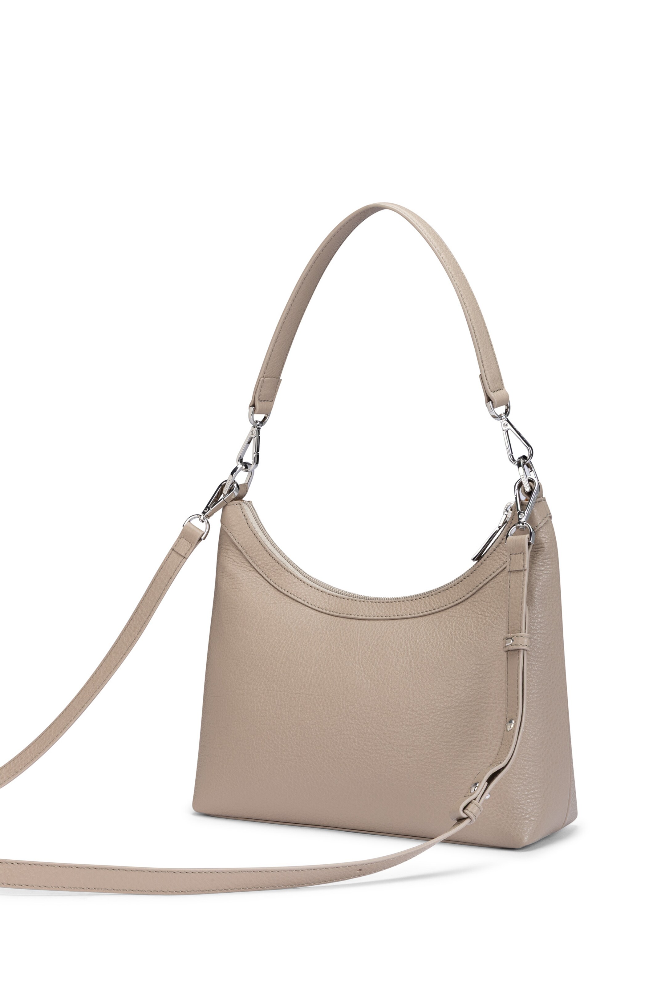 Roeckl Shoulder Bag 'DIANA GRAINED UMHÄNGETASCHE SMALL' in Beige
