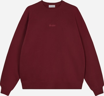 OH APRIL - Sweatshirt 'Good Karma' em vermelho: frente