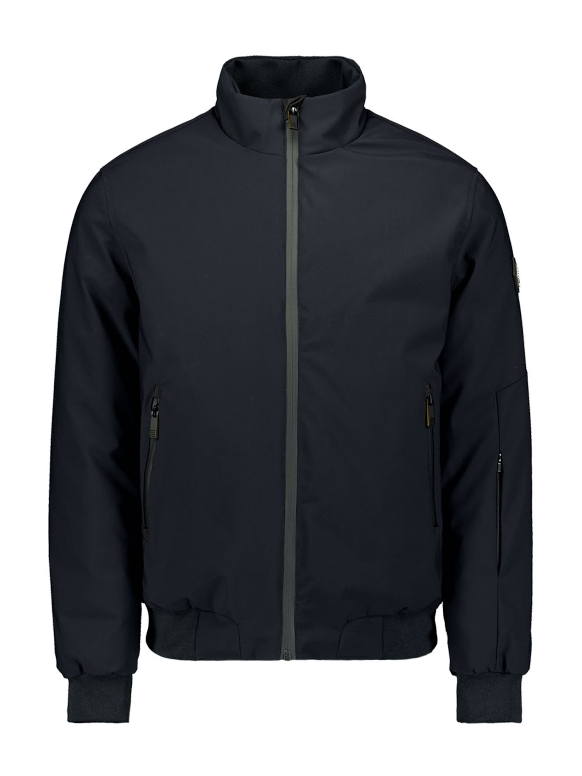 No Excess Tussenjas in Blauw: voorkant