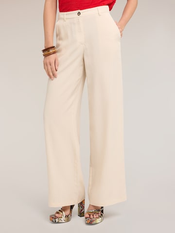 Wide Leg Pantalon MOTIVI en beige