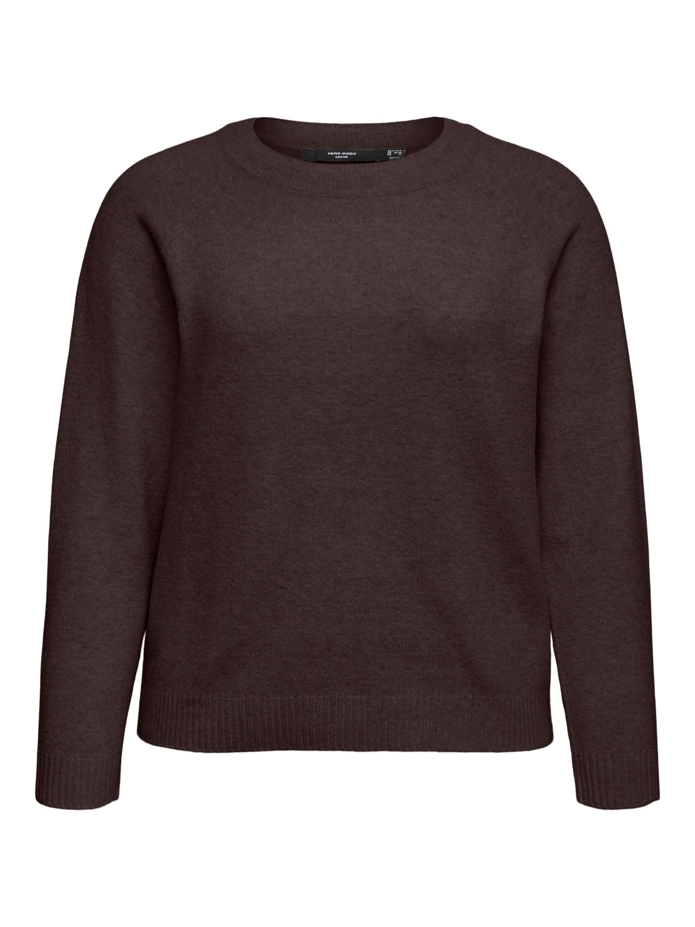 Pullover 'VMCDoffy' di Vero Moda Curve in marrone: frontale