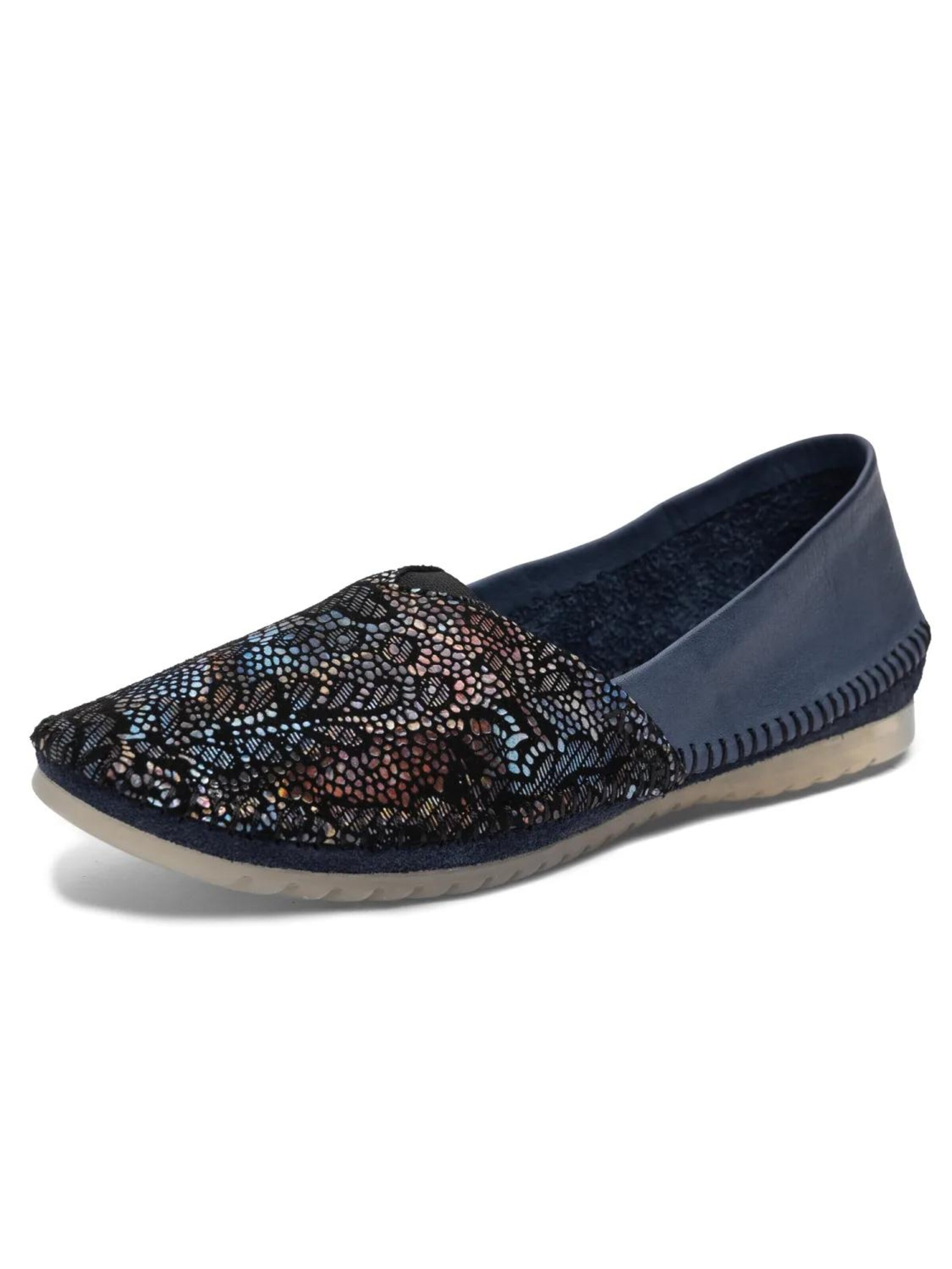 Maciejka Classic Flats in Blue: front