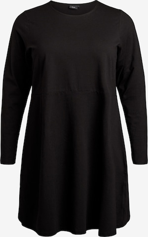 Zizzi Jurk in Zwart: voorkant