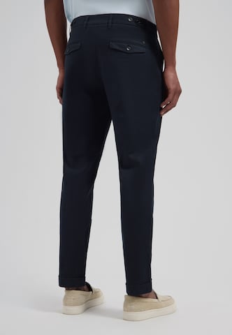 Regular Pantalon chino 'Marlon Pleat' Dstrezzed en bleu