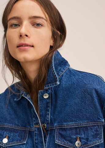 MANGO Between-Season Jacket 'Mabel' in Blue