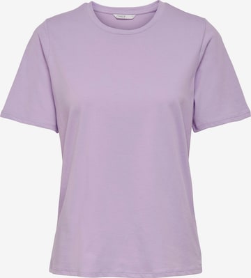 T-shirt ONLY en violet : devant