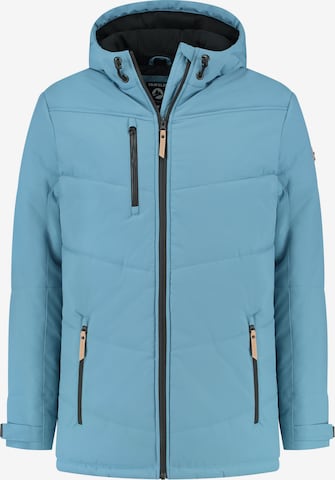 Travelin Winter Jacket 'Guss ' in Blue: front