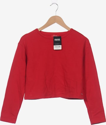 GUESS Sweatshirt & Zip-Up Hoodie in L in Red: front