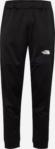 THE NORTH FACE Regular Workout Pants in Black: front