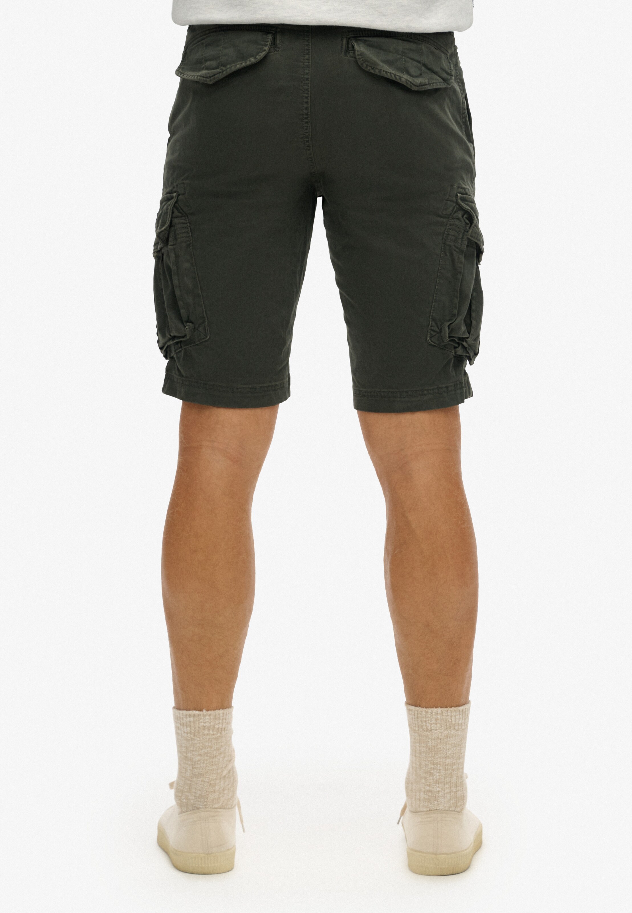 Superdry Loosefit Cargobroek 'Core' in Groen