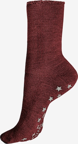 Hudson Socken 'Homepads' in Braun: Vorderseite