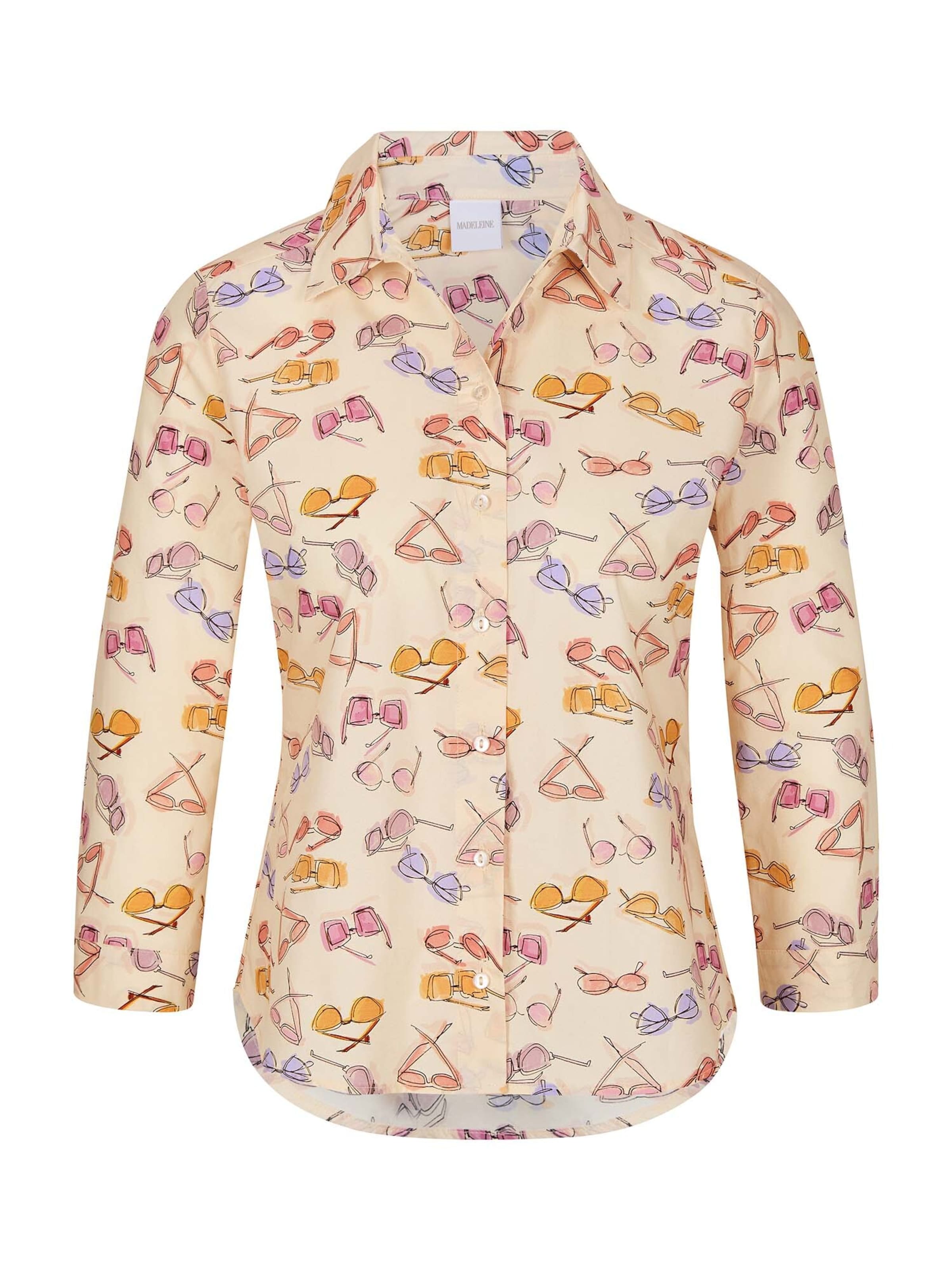 Chemisier MADELEINE en orange : devant