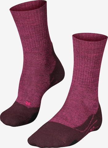 FALKE Athletic Socks in Pink: front