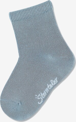 STERNTALER Socken 'Bambus' in Blau