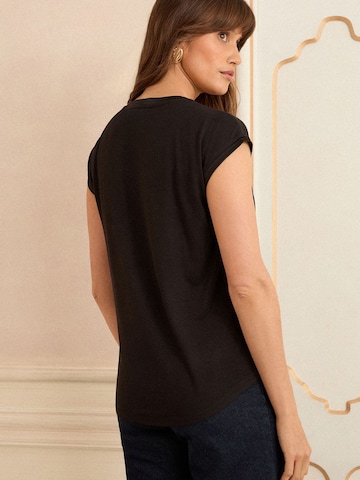 Haut love & roses en beige