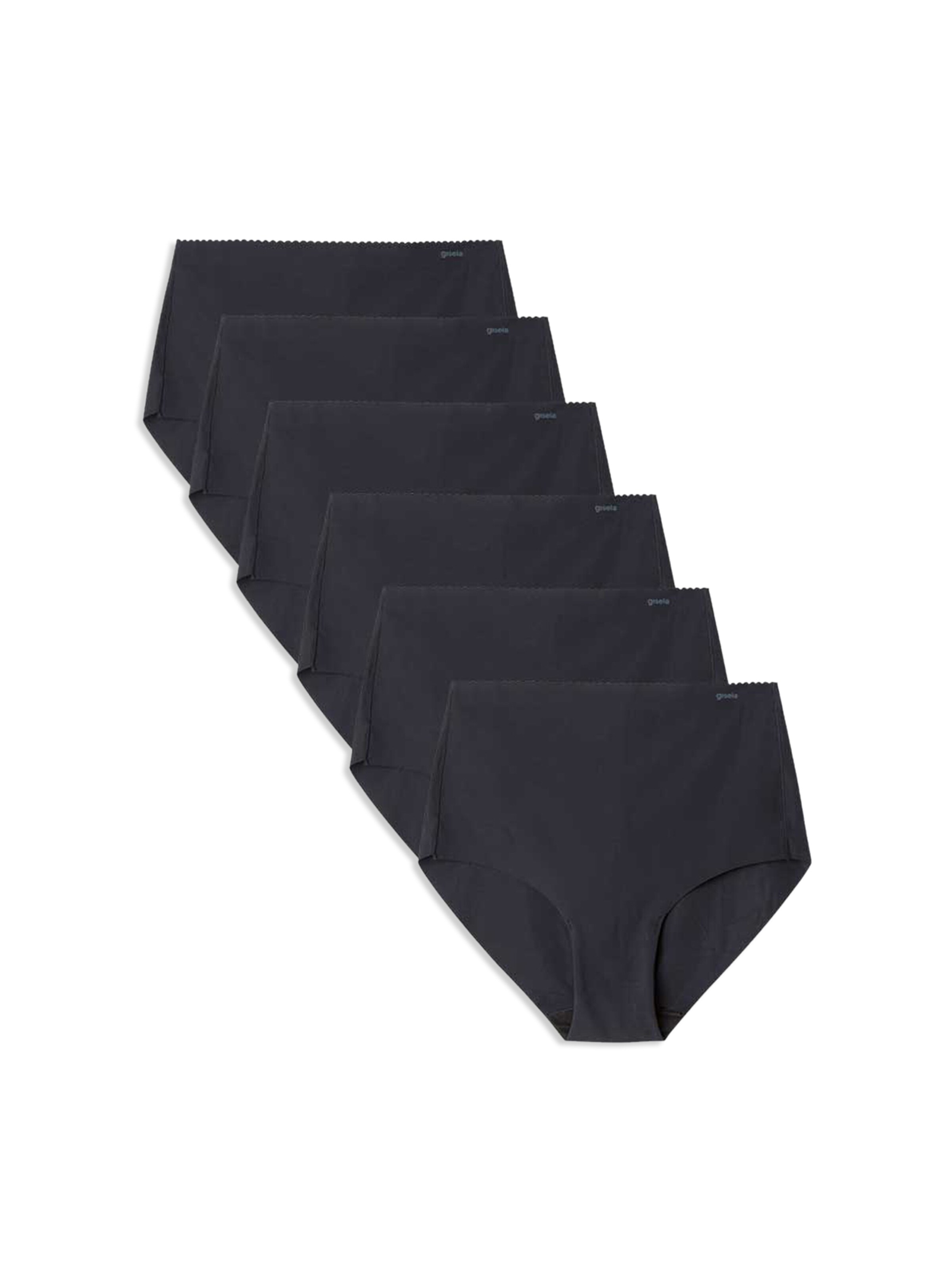 Gisela Formujúce nohavičky &#x27; 6 PACK &#x27; - Čierna: predná strana
