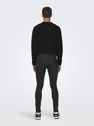 Skinny Jeans di Only & Sons in grigio