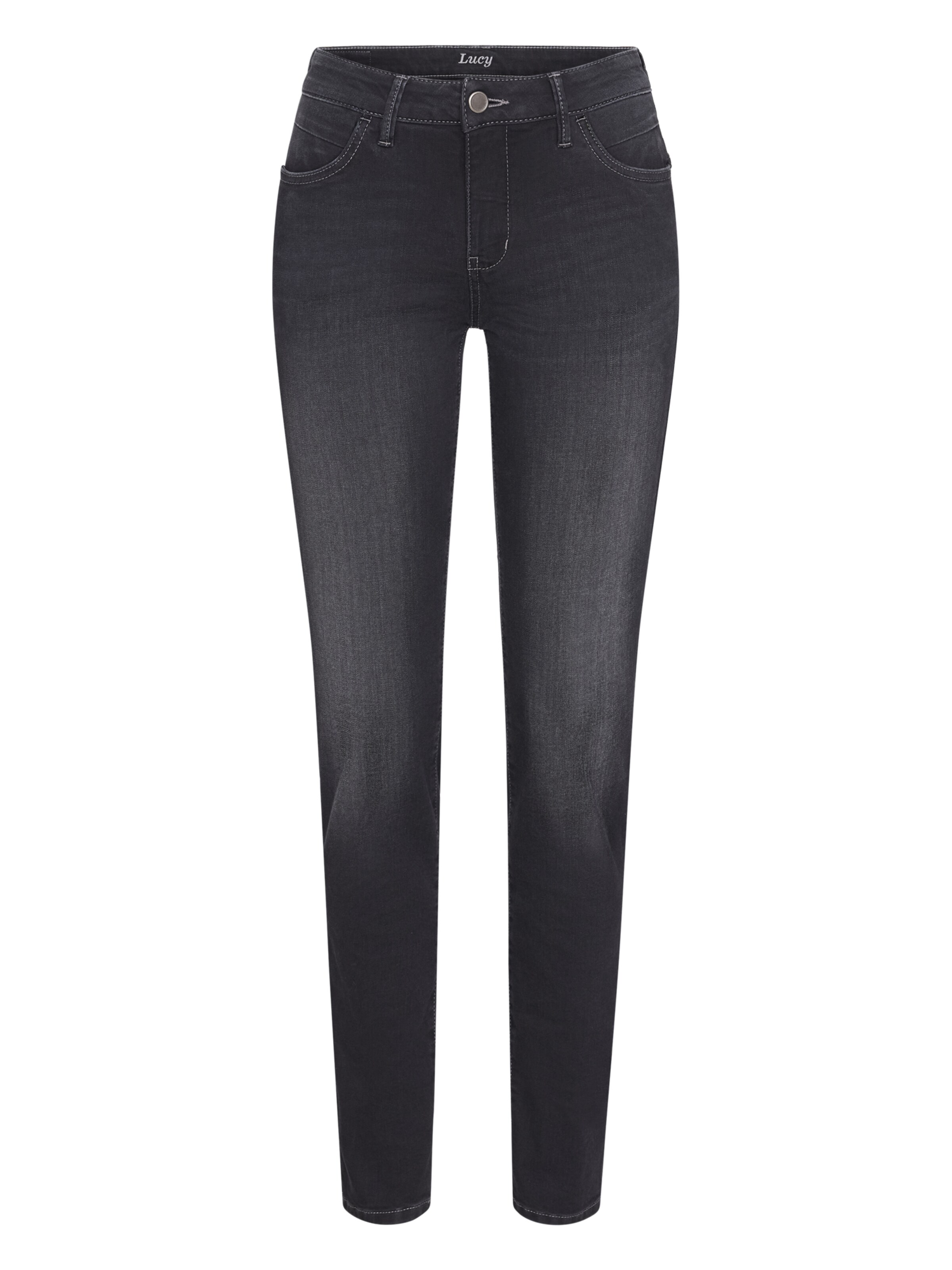 PADDOCKS Skinny Jeans in Schwarz: Vorderseite