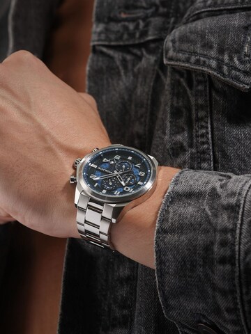 Montre à affichage analogique 'Soul' POLICE en argent : devant