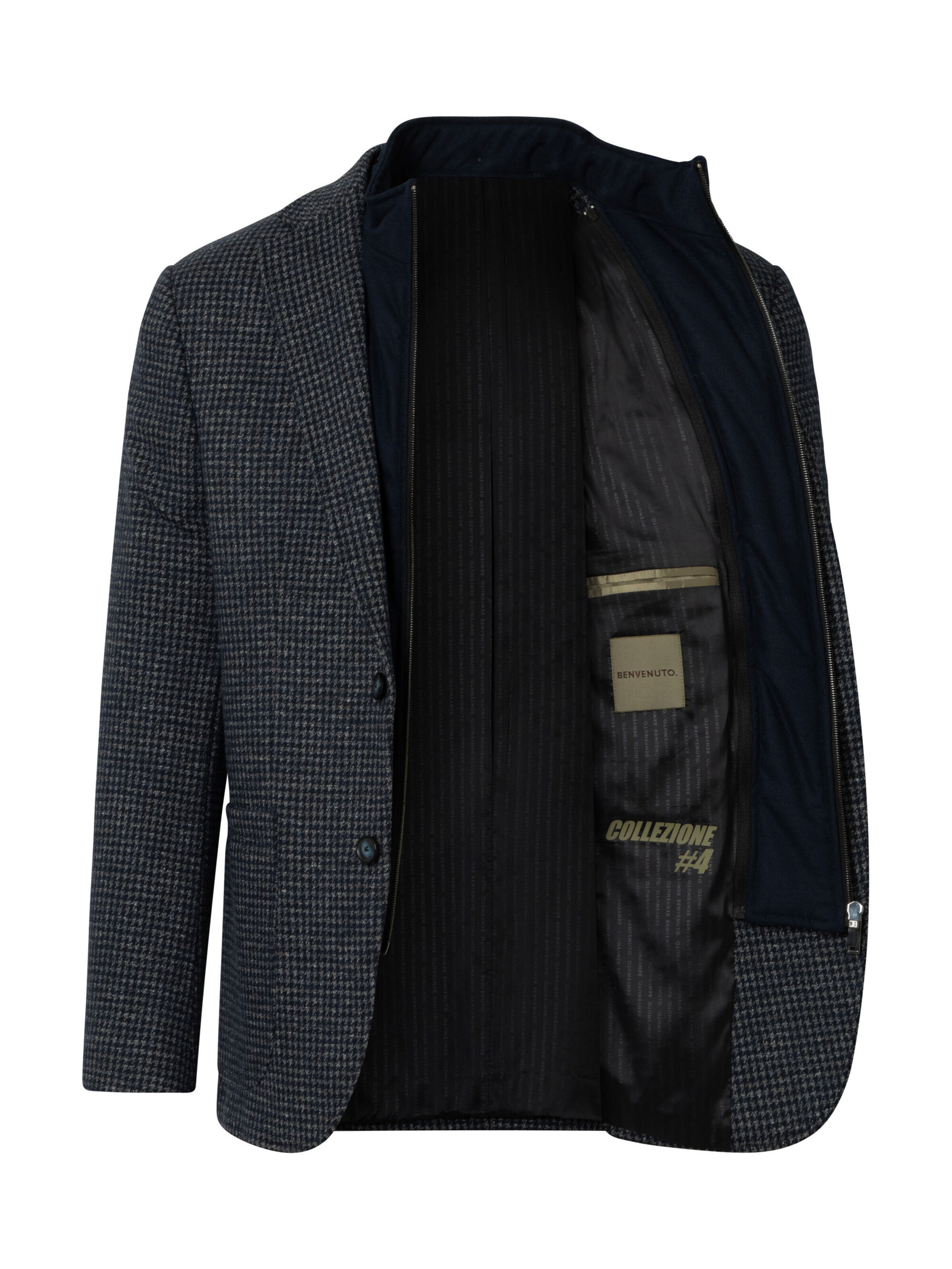 BENVENUTO Slim fit Business blazer '4542' in Blue: front