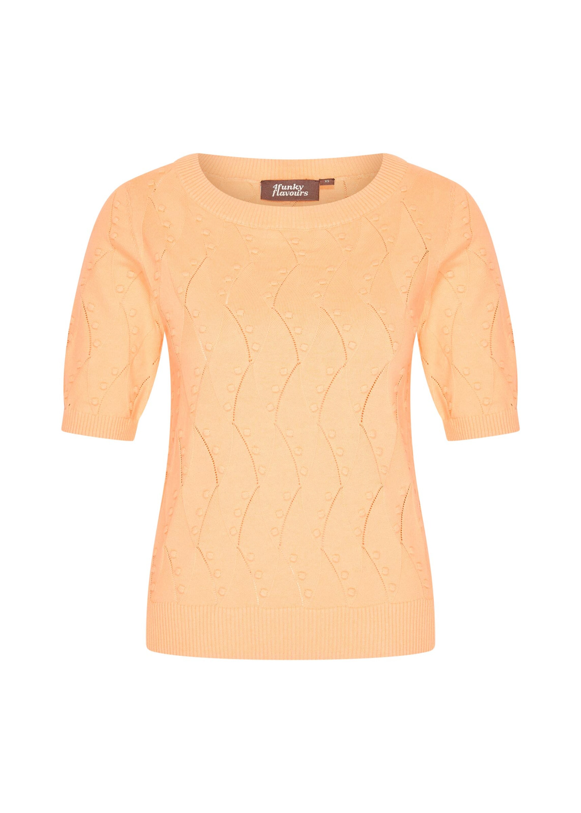 4funkyflavours Sweater 'Superstar' in Orange: front